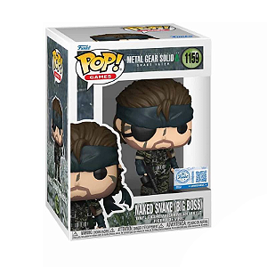 Funko Pop! Games Metal Gear Solid Naked Snake Big Boss 1159 Exclusivo