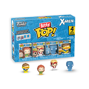 Funko Bitty Pop! Marvel X-Men Phoenix, Angel, Iceman And Cyclops 4 Pack