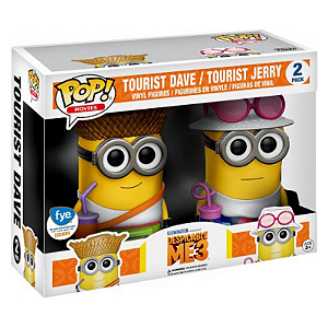 Funko Pop! Filme Meu Malvado Favorito Tourist Dave Tourist Jerry 2 Pack