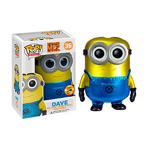 Funko Pop! Filme Meu Malvado Favorito Dave 36 Exclusivo Metallic