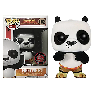 Funko Pop! Asia Kung Fu Panda Fighting Po 102 Exclusivo