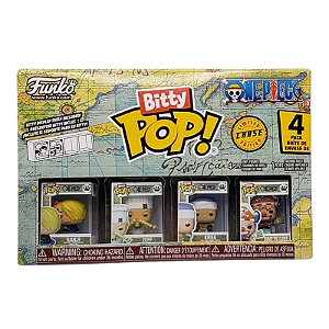 Funko Bitty Pop! Animation One Piece Sanji Zeff Krieg Buggy The Clown 4 Pack