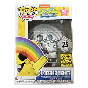 Funko Pop! Animation Bob Esponja Calça Quadrada Spongebob Squarepants 558 Exclusivo Silver