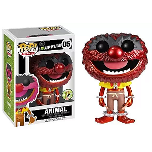 Funko Pop! Os Muppets Animal 05 Exclusivo Metallic