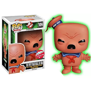 Funko Pop! Filme Ghostbusters / Os Caça Fantasmas Stay Puft Marshmallow Man 109 Exclusivo Glow
