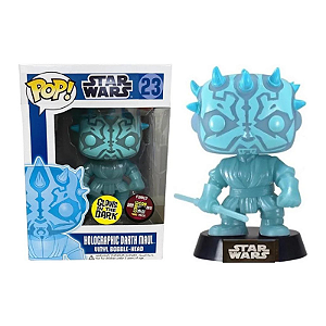 Funko Pop! Television Star Wars Holographic Darth Maul 23 Exclusivo Glow