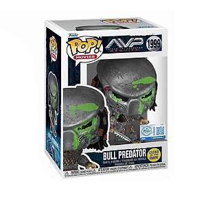 Funko Pop! Filme Aliens AVP Bull Predator 1999 Exclusivo Glow