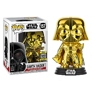 Funko Pop! Television Star Wars Darth Vader 157 Exclusivo Gold