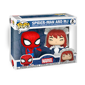 Funko Pop! Marvel Homem Aranha Spider-Man And MJ 2 Pack