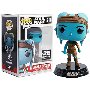 Funko Pop! Television Star Wars Aayla Secura 217 Exclusivo