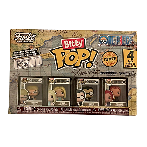 Funko Bitty Pop! Animation One Piece Usopp Kaya Kuro Shanks 4 Pack