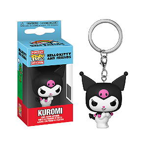Funko Pop! Keychain Chaveiro Sanrio Hello Kitty And Friends Kuromi