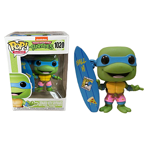 Funko Pop! Television As Tartarugas Ninjas Leonardo With Surfboard 1020