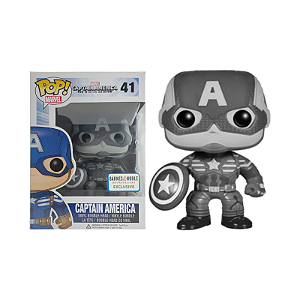 Funko Pop! Marvel Capitao America Captain America 41 Exclusivo