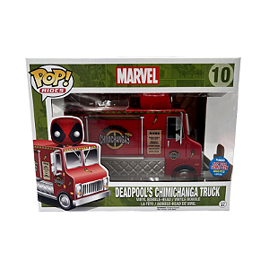 Funko Pop! Rides Marvel Deadpools Chimichangas Truck Red 10 Exclusivo