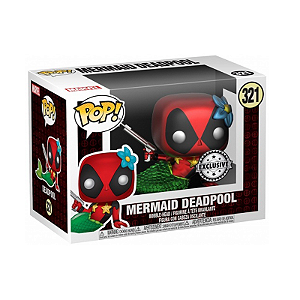 Funko Pop! Marvel Deadpool Mermaid Deadpool 321 Exclusivo Metallic
