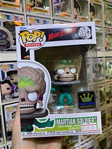 Funko Pop! Filme Mars Attacks Martian Soldier 1877 * DEFEITO SEM BRACO