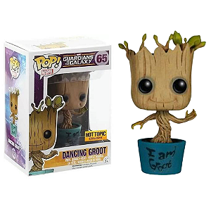 Funko Pop! Marvel Guardioes da Galaxia Dancing Groot 65 Exclusivo