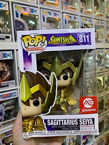 Funko Pop! Animation Cavaleiros do Zodiaco Sagittarius Seiya 811 Exclusivo * CAIXA DANIFICADA