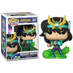 Funko Pop! Animation Cavaleiros Do Zodiaco Dragon Shiryu 807 * CAIXA DANIFICADA