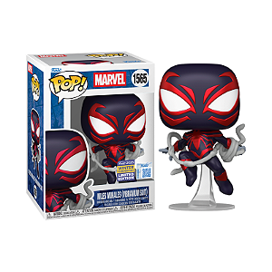 Funko Pop! Marvel Homem Aranha Miles Morales Vibranium Suit 1565 Exclusivo