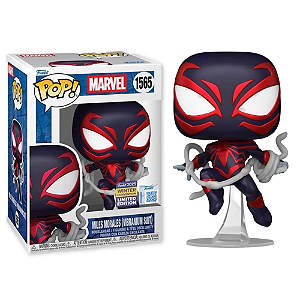 Funko Pop! Marvel Homem Aranha Miles Morales Vibranium Suit 1565 Exclusivo