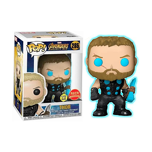 Funko Pop! Marvel Os Vingadores Guerra Infinita Thor 286 Exclusivo Glow