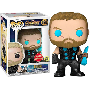 Funko Pop! Marvel Os Vingadores Guerra Infinita Thor 286 Exclusivo Glow