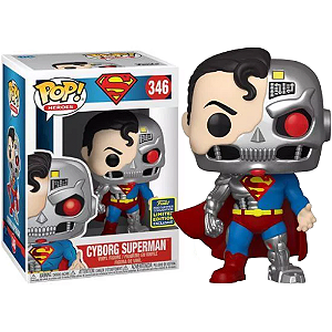 Funko Pop! DC Comics Superman Cyborg Superman 346 Exclusivo