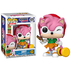 Funko Pop! Games Sonic The Hedgehog Amy 1171 Exclusivo Chase