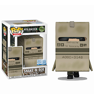Funko Pop! Games Metal Gear Solid Snake In Box 1177 Exclusivo