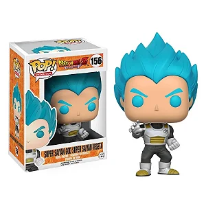 Funko Pop! Animation Dragon Ball Z Super Saiyan God Super Saiyan Vegeta 156 * CAIXA DANIFICADA