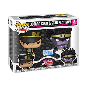Funko Pop! Animation Jojos Bizarre Adventure Jotaro Kujo And Star Platinum 2 Pack