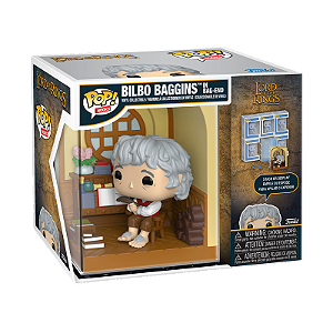 Funko Pop! Nooks Filme O Senhor Dos Aneis Bilbo Baggins In Bag-End