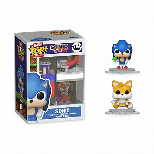 Funko Bitty Pop! Games Sonic The Hedgehog Sonic + 2 Bitty Pop