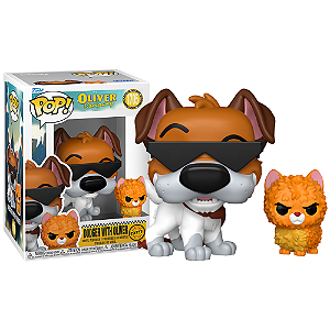 Funko Pop! Disney Oliver E A Sua Turma Dodger With Oliver 1705 Exclusivo Chase