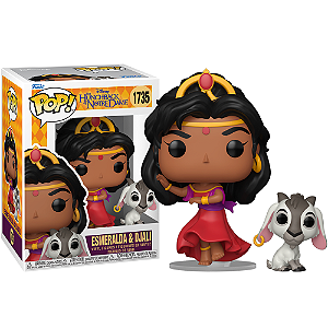 Funko Pop! Disney O Corcunda De Notre Dame Esmeralda e Djali 1735