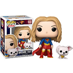 Funko Pop! Dc Comics Supergirl With Puppy Krypto 633