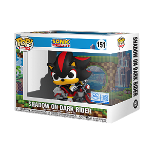 Funko Pop! Rides Sonic The Hedgehog Shadow On Dark Rider 151 Exclusivo