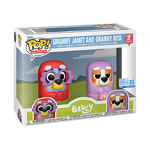 Funko Pop! Animation Bluey Granny Janet And Granny Rita 2 Pack Exclusivo