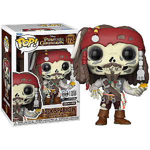 Funko Pop! Disney Piratas Do Caribe Jack Sparrow 1724 Exclusivo 3500 Pcs