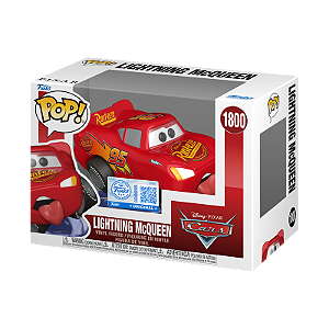 Funko Pop! Filme Carros Disney Relampago Lightning McQueen 1800 Exclusivo