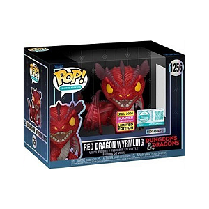 Funko Pop! Limited Edition Dungeons And Dragons Red Dragon Wyrmling 1256 Exclusivo 8000 Pcs