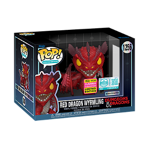 Funko Pop! Limited Edition Dungeons And Dragons Red Dragon Wyrmling 1256 Exclusivo 8000 Pcs