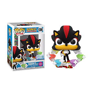 Funko Pop! Games Sonic The Hedgehog Shadow With Emeralds 1300 Exclusivo Flocked