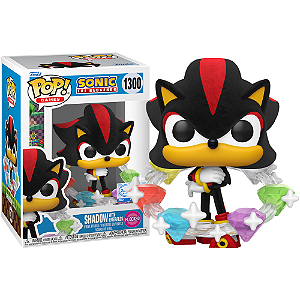 Funko Pop! Games Sonic The Hedgehog Shadow With Emeralds 1300 Exclusivo Flocked