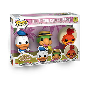 Funko Pop! Disney The Three Caballeros/ A Lenda Dos Três Caballeros 3 Pack