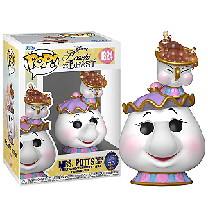 Funko Pop! Disney A Bela E A Fera Mrs. Potts With Chip 1824