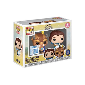 Funko Pop! Keychain Chaveiro Disney A Bela E A Fera 2 Pcs Exclusivo