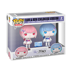 Funko Pop! Animation Re:Zero Ram And Rem 2 Pack Exclusivo